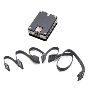 DC12V 5,5 X 2,5 mm auf 12 V 5 V SATA HDD SSD Stromkabel Festplattenadapterm5337 - Bild 1 von 25