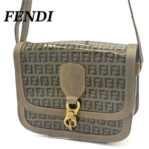 Bolso de Hombro FENDI Patrón Zucca Bolso Bandolera Auténtico de Japón - Imagen 1 de 13