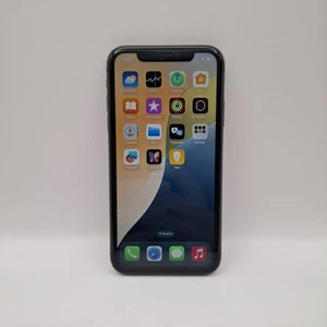 Apple iPhone 11 64gb Black Fully Unlocked Used good condition Smartphone Pro 74% - Afbeelding 1 van 24
