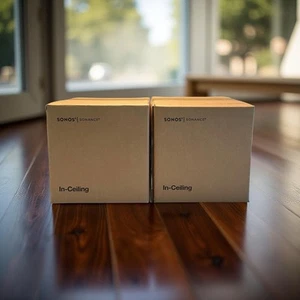 Brand New Sonos 6.5 inch In-Ceiling Speakers INCLGWW1 / 2 Pairs - Picture 1 of 1
