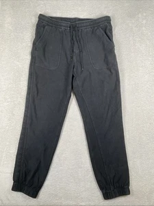 Athleta Farallon Jogger Pants Women’s 8 Black Pull On Drawstring Pockets - Picture 1 of 9