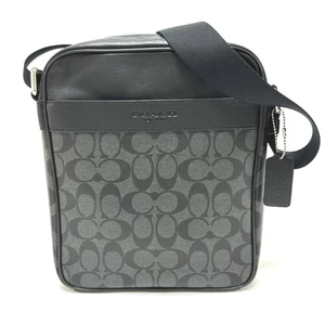 Coach F71764 Signature Houston Flight Schultertasche, Leder, Herren, schwarz, wie  - Bild 1 von 10