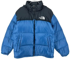THE NORTH FACE Giubbotto Giacca Uomo Bomber con Cappuccio Piumino 700 Taglia L - Foto 1 di 9