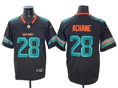 Camiseta deportiva para hombre Dolphins #28 De’Von Achane 2025 todo cosido Foto 1 de 2