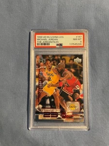 Tarjeta Kobe Michael Jordan 1998-99 UD Living Legend The Jordan Files #147 PSA 8 - Imagen 1 de 2