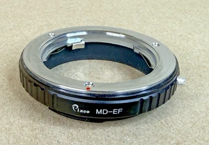 MD-EF Optical Glass Adapter for Minolta MD to EOS EF Mount PIXCO - Picture 1 of 4