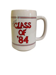Klasse von 1984 Russ Berrie & Company Vintage Becher Tasse Stein Schulabsolvent Geschenk - Bild 1 von 3