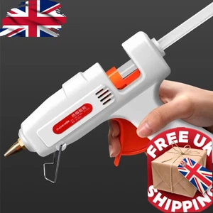 Mini pistola de pegamento eléctrica Hot Melt con palos de pegamento hobby artesanía hágalo usted mismo Reino Unido - Imagen 1 de 8