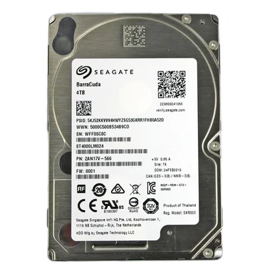 4TB Seagate ST4000LM024 BarraCuda interne SATA 600 Festplatte 2,5 Zoll 128 MB - Bild 1 von 4