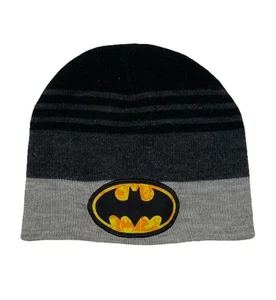 Batman by DC Comics Winter Beanie Mütze Unisex One Size schwarz grau Bündchen Strick - Bild 1 von 5