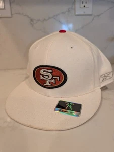 San Francisco 49ers NFL FITTED REEBOK HAT 7 3/4 Embroidered  - Picture 1 of 5