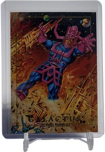 Galactus 1992 Marvel Masterpieces Karte #30 mit Top Loader & Ebay Standard Versand - Bild 1 von 5