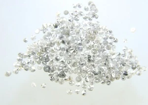 1.00 Cts SINGLE CUT SALT N PEPPER DIAMOND LOT I3 Clarity 0.80-1.80 MM - Picture 1 of 10