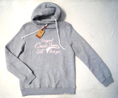 CROSS Damen Kapuzenpullover Sweatshirt Gr.S, M, L, XL grau 49,95 €NEU - Bild 1 von 3