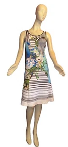 Clover Canyon Fit And Flare Printed Scuba Dress To Knee S - Bild 1 von 12