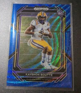 2023 Panini Prizm Draft Picks BLUE Kayshon Boutte /149 Rookie Card  - Bild 1 von 2