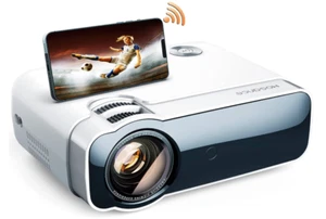 WiFi Beamer, Mini Beamer Bildschirmspiegelung, 1080P Unterstützt, 7500L Nr.1899 - Bild 1 von 4