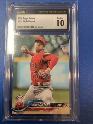 Shohei Ohtani Rookie 2018 Topps Update #US1 CGC/CSG 10 Foto 1 de 3