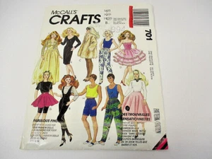 Vtg 1991 MCCALL'S PATTERN Fashion Doll #701 "Fabulous Finds" Dresses Boy Uncut - Picture 1 of 12