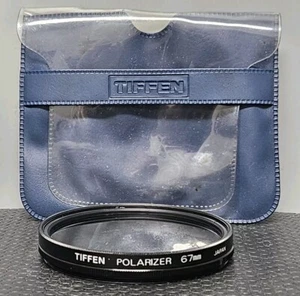 Polarizador de lente vintage TIFFEN 67mm Hecho en Japón Polarizador circular - Imagen 1 de 6