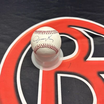 Tri estrella de béisbol firmada por Jimmy Key OMLB Foto 1 de 3