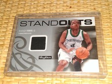 2008-09 SkyBox Standouts Timberwolves Basketball Card #SOFO Randy Foye Jsy