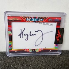 2023 LEAF POP CENTURY KYLIE JENNER CUT SIGNATURE SP card