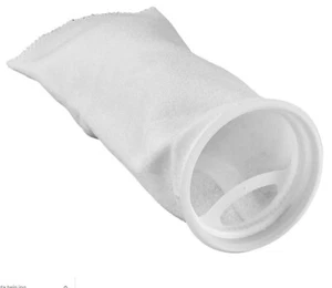 Single 300 Micron Felt Aquarium Sump Filter Bag Sock 4" Round Ring Eshopps - Picture 1 of 2