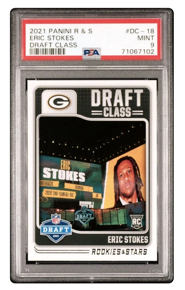 2021 Rookies and Stars Eric Stokes Draft Class  Green Bay Packers - Image 1 of 4