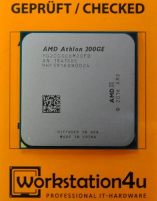 Amd Athlon 200GE - 3.2 GHZ 3200 MHZ AM4 Zen Raven Ridge cpu Processore / New - Immagine 1 di 2