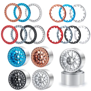 Anello Beadlock Ruota in Metallo 2,2" per Cerchi Ruota Cingolati RC 1/10 SCX10 D90 TRX-4 - Foto 1 di 38
