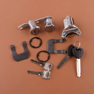 Ignition & Door Lock Cylinder Set Fit for Ford F-150 F-250 F-350 1980-1991 new - Picture 1 of 4