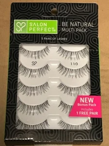 Salon Perfect Be Natural Multipack Wimpern, 110 schwarz, 5 Paar - Bild 1 von 2