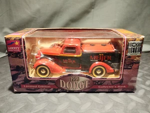 1/24 LIBERTY CLASSICS MEIJER ST. #72033 1936 DODGE COLLECTORS BANK ORANGE/BLACK - Picture 1 of 3