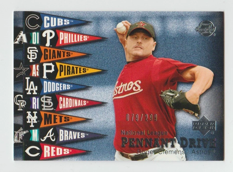 ROGER CLEMENS Astros 2004 Upper Deck Sweet Spot #250 PENNANT DRIVE SP #079/299 - Image 1 of 1