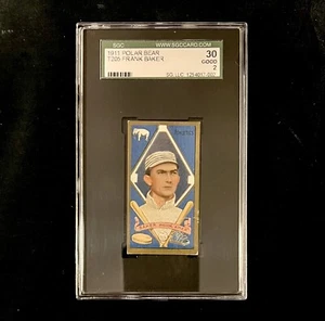 Frank “Home Run” Baker 1911 T205 Polar Bear. SGC 2. Good. - Picture 1 of 2