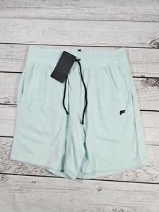 Fabletics Herren hell babyblau strukturierte Shorts Größe Medium neu F1 - Bild 1 von 7