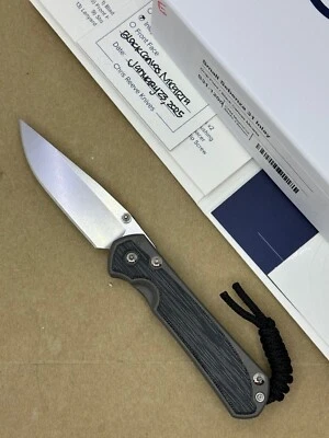 🌟 CHRIS REEVE SMALL SEBENZA 31 DROP POINT MAGNACUT BLADE BLACK CANVAS MICARTA E - Image 1 of 2