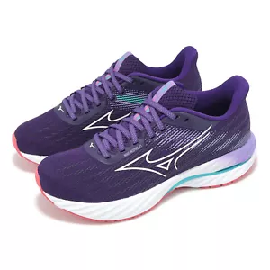 Mizuno Wave Inspire 21 Purple White Women Road Running Jogging Shoes J1GD2544-27 - Picture 1 of 8