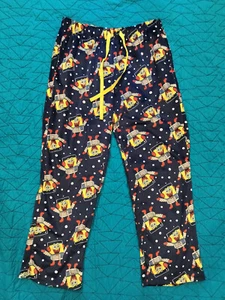 Pantalones cuadrados Nickelodeon Bob Esponja Pantalones de pijama de salón de vellón suave, talla Grande - Imagen 1 de 6