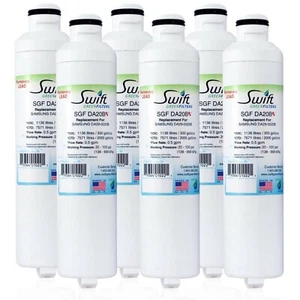 Paquete de 6 filtros de refrigerador SGF-DA20B Rx compatibles con Samsung DA2900020B HAF-CINEXP - Imagen 1 de 12
