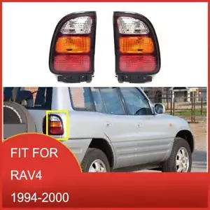 Par de luces traseras laterales izquierda y derecha luz de señal para TOYOTA RAV4 1994-2000 - Imagen 1 de 5