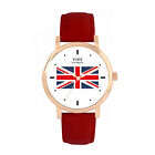 Toff London TLWS-45871 Damen Vereinigtes Königreich Flagge Uhr