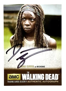 2016 The Walking Dead Season 4 Part 2 Danai Gurira As Michonne Autograph - Picture 1 of 2