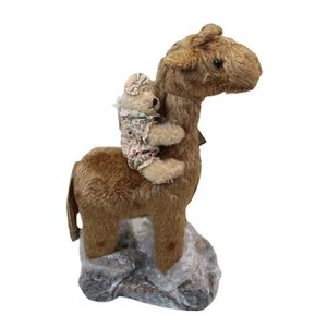 2008 Boyds Bears Molly mit Raffe ""Plüschgiraffe Zugspielzeug mit Bär 13,5" 930008 - Bild 1 von 3