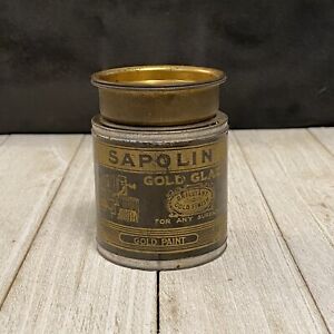 Saponin Gold Glaze Paint Size 25 Two Part Can 112 Antique - Made In New York USA