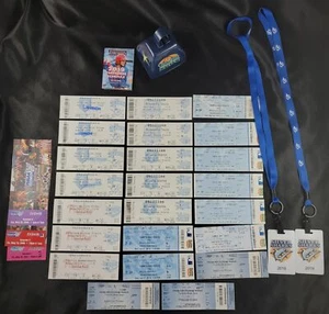 Lotto Biglietti Baseball Stub Phillies Twins Blue Jays Braves Giants Raggi Cowbell - Foto 1 di 14