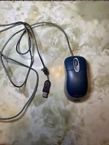 Microsoft Optical Mouse Blue USB and PS/2 Compatible Model X08-72983 - Picture 1 of 3