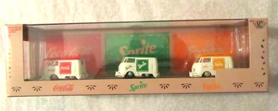 M2 Machines 1960 VW DELIVERY VAN Coca-Cola, Sprite, Fanta, 3-Pack ~ TW06 ~ NIP - Image 1 of 4