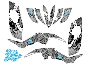 Kit de Gráficos Senge Blanco Raptor 350 Zany todos los Años Compatible con Yamaha - Imagen 1 de 7